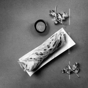 Black pepper chaap roll
