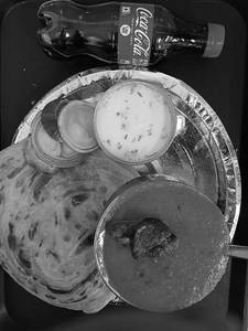 Andhra Mutton Curry + 2 Malabar Paratha + Coke