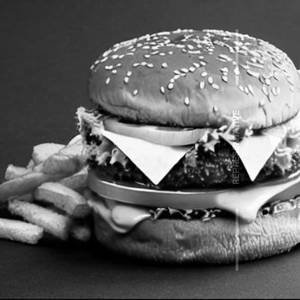 Burger & coke