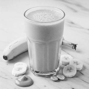 Peanut Butter  banana  Whey Shake(300ML)