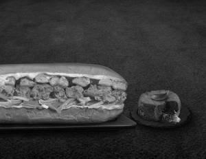 Double Cheese Chicken Sub-Sandwich + Chocolava