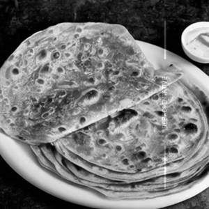 Butter theeka paratha