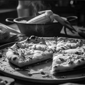 American golden cron pizza