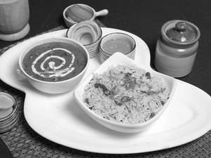 Dal Makhani + Veg. Pulao Combo