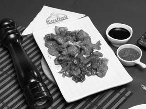 Chilly Mushroom With Schezwan Sauce