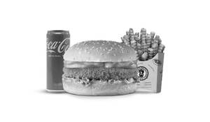 Jr Fried Chicken Burger Combo