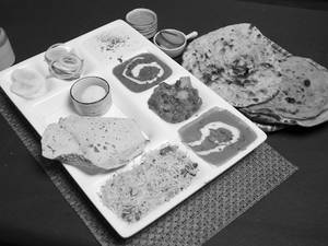 Tava Malabar Parantha Thali