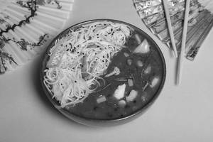 Veg Hakka Noodles With Mix Veg In Hot Garlic Sauce