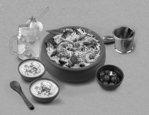 1 KG Paneer & Subz Supreme Matka Biryani + Dess...