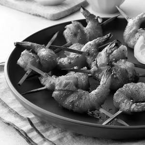 Bacon Wrapped Prawns