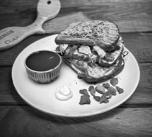 Egg Chicken Cheese Sandwich