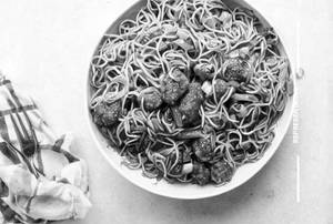 Veg Manchurian Noodles