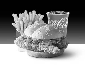 Fiery Chicken Burger Meal