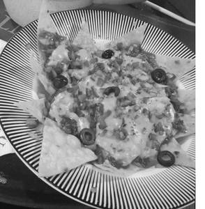 Homemade Nachos With 3 Dips Salsa Cheese Sauce