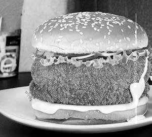 Double tikki burger