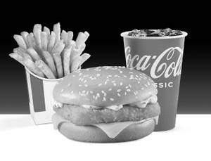 Crispy Veg Burger Meal