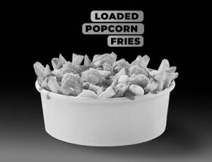 Chicken Popcorn Loaded Fries