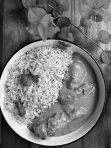 Jeera Rice + Chicken Curry