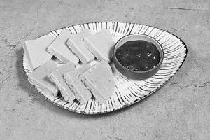 Kulfi With Berry Compote