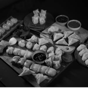 Assorted Dimsums Sampler (Veg) [6 Pcs]