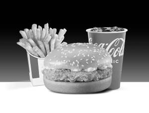 Crispy Chicken Burger Meal