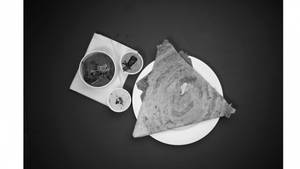 Nei Dosa With Sambhar & Chutney (ghee Dosa)