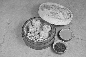 Edamame Truffle Oil Dimsums