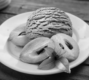 Fresh Chikoo Icecream
