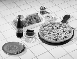 Any Big 10" Pizza + Any Starter [FREE Coke & Ch...