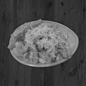 Schezwan cheese fries