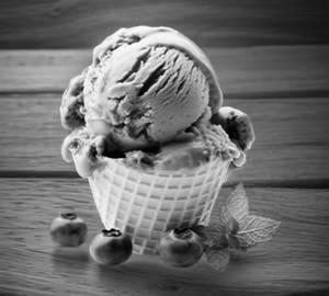 Blueberry Swirl Ice Cream (1 Scoop)
