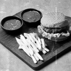 Spicy chicken burger