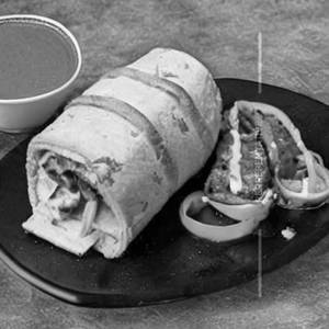Harissa paneer roll    [barbeque style]