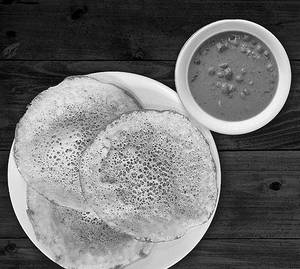Kadala Curry + Appams [3 Pcs]
