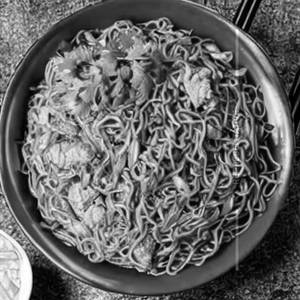 Shanghai Fried Chicken Noodles