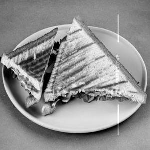 Melted cheese sandwich