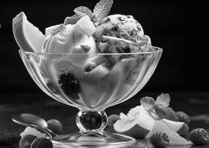 Fruit Salad With Icecream
