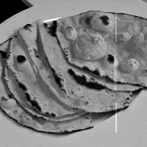 Fried roti  [chounka huaa roti]