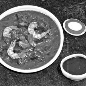Prawns Green Kalvan Curry
