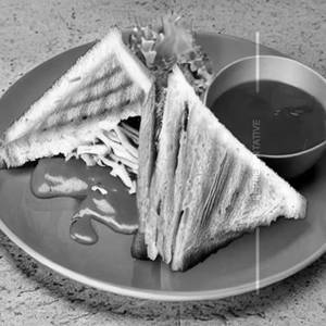 Chicken gravy sandwich