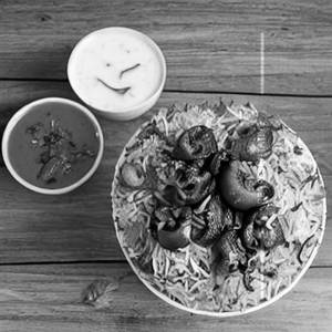 Mushroom Dum Biryani