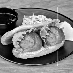 Chicken momo sandwich