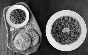 Chhole Kulcha + Tawa Pulao