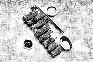 Peri Peri Mushroom Kebab