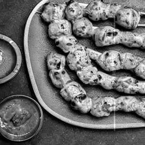 Butter malai barbeque soya chaap [vegan meat]