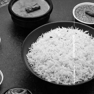 Extra rice  [steamed jeera]