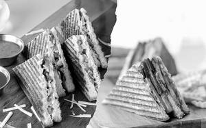 AFL Grilled Sandwich + Bombay Veg Supreme Club