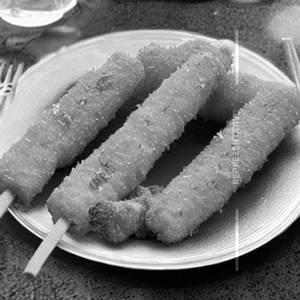 Fried mozzarella sticks