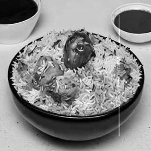 Clay pot barbeque chicken dum biryani