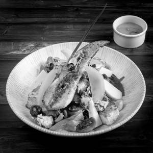 Pulled Roast Chicken & Mushroom Salad